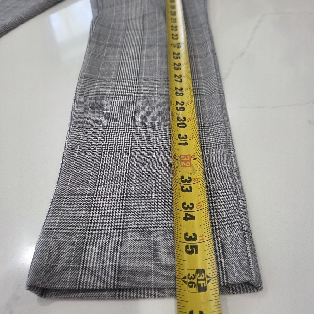 Gap Chatham Black White Houndstooth Glen Plaid Dress Ankle Pants 4 NWOT. - Picture 10 of 13